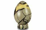 Polished Septarian Egg with Stand - Madagascar #278268-1